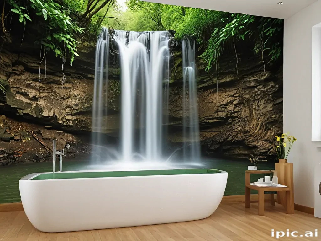 water fall wall paper