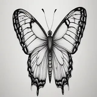 buterfly drawings