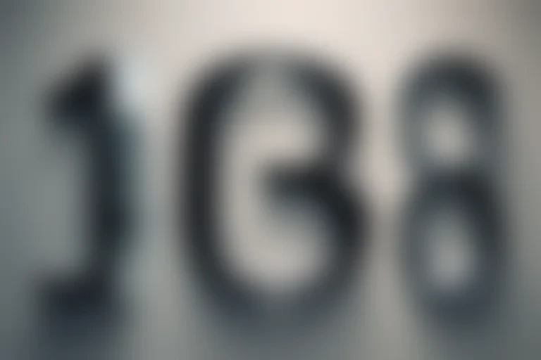 transparent numbers