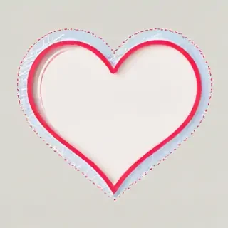 outline heart png