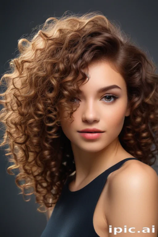 curly hair png