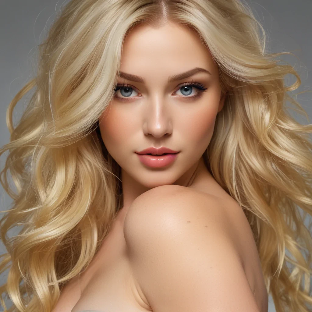 curvy blonde