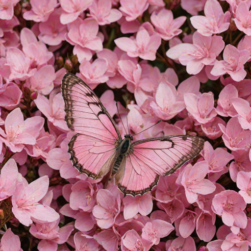 butterfly pink
