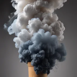 smoke no background