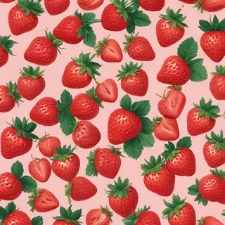 aesthetic strawberry wallpaper