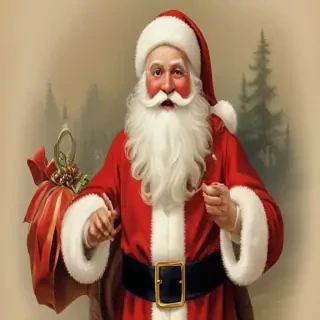 vintage santa images