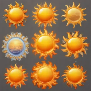 transparent background sun clipart