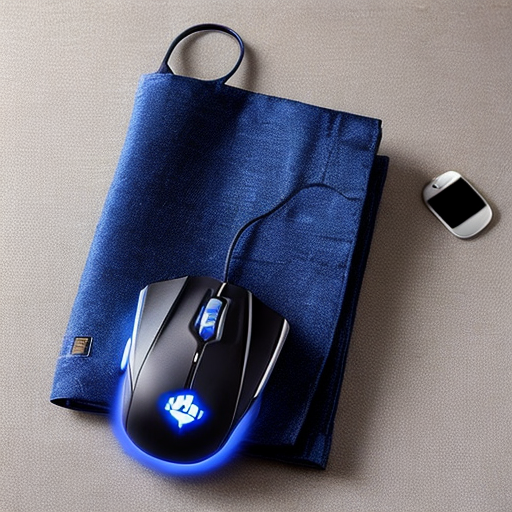 An IV bag with a computer mouse as the bag