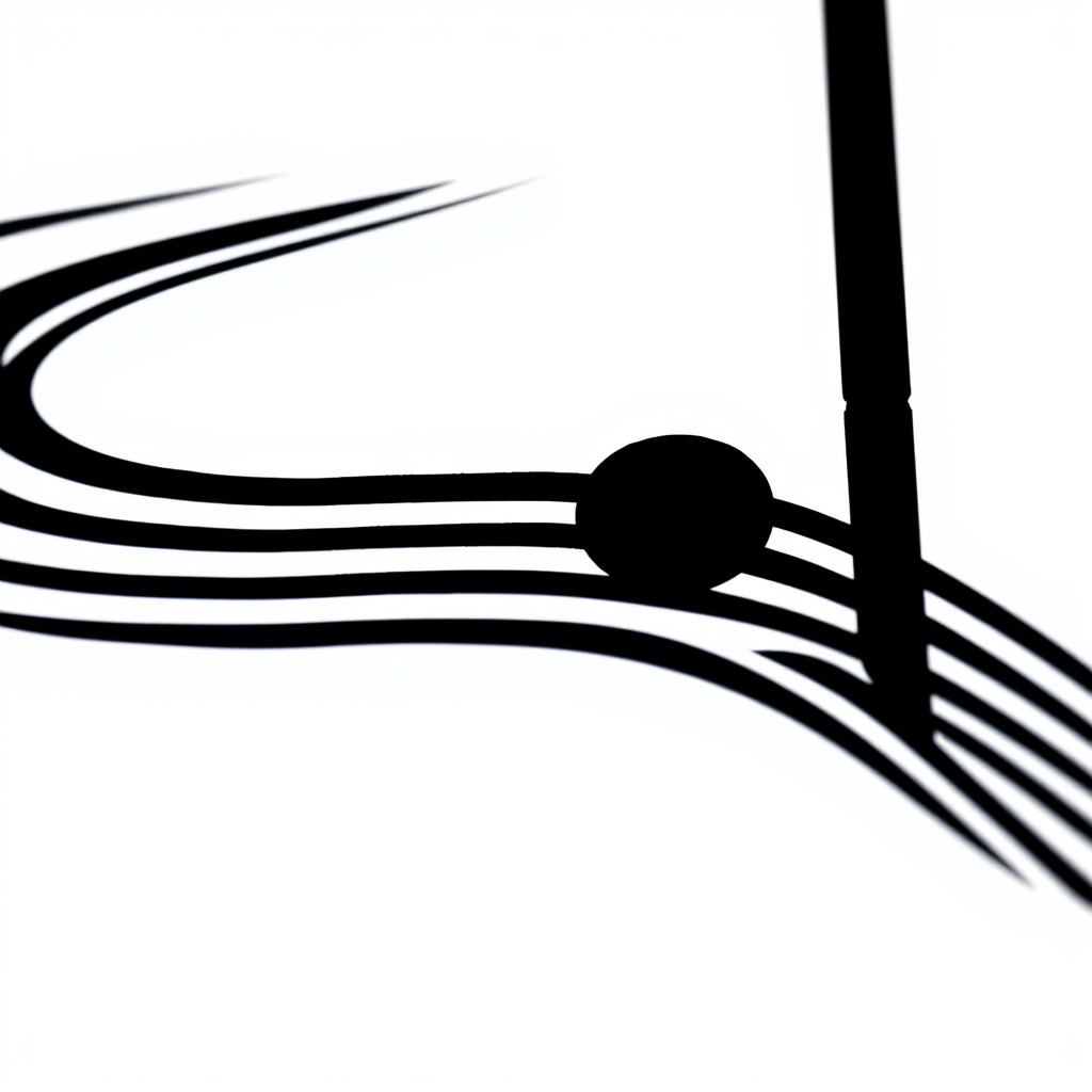 Generate a high-resolution image of a black silhouette of a musical note on a white background, using a DSLR camera with a 50mm lens, aperture f/1.8, ISO 100, and a soft natural light setting for enhanced clarity and detail.