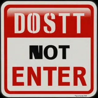 do not enter sign png