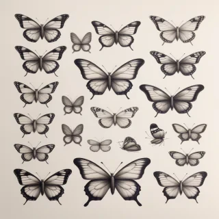 butterfly drawings
