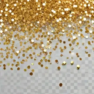 transparent background glitter