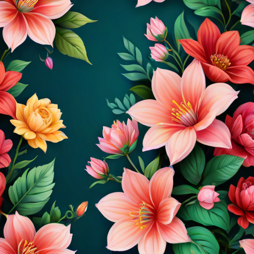 floral computer background