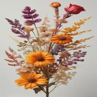 dried flowers png