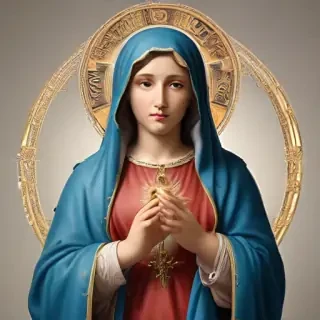 virgin mary clipart