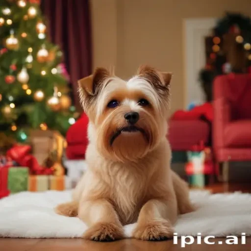 christmas dogs wallpaper
