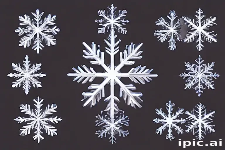 transparent background snowflake clipart
