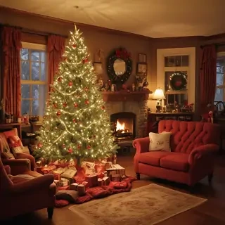 old fashioned christmas pictures