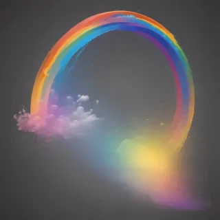 transparent background rainbow clipart