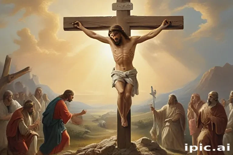jesus on the cross picture