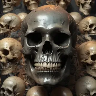 skull background