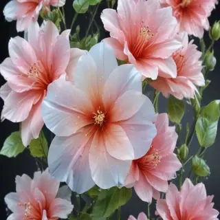 transparent flower background