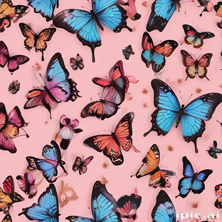 butterfly background aesthetic