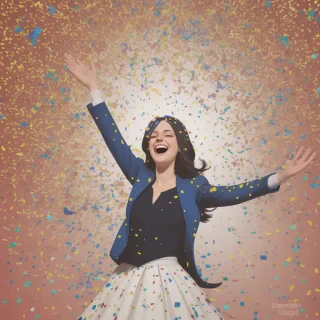 confetti vector