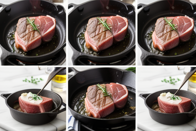 how to cook filet in cast iron