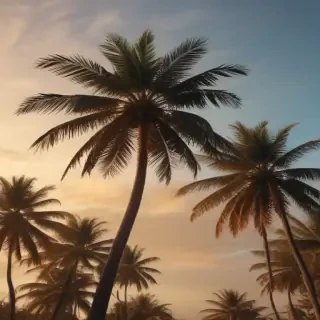 palm trees background
