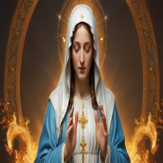 virgin mary clipart
