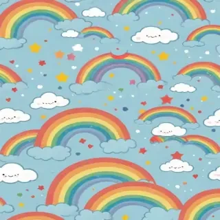 cute rainbow wallpaper