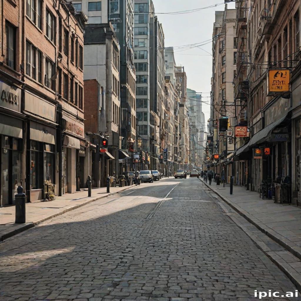 city street background