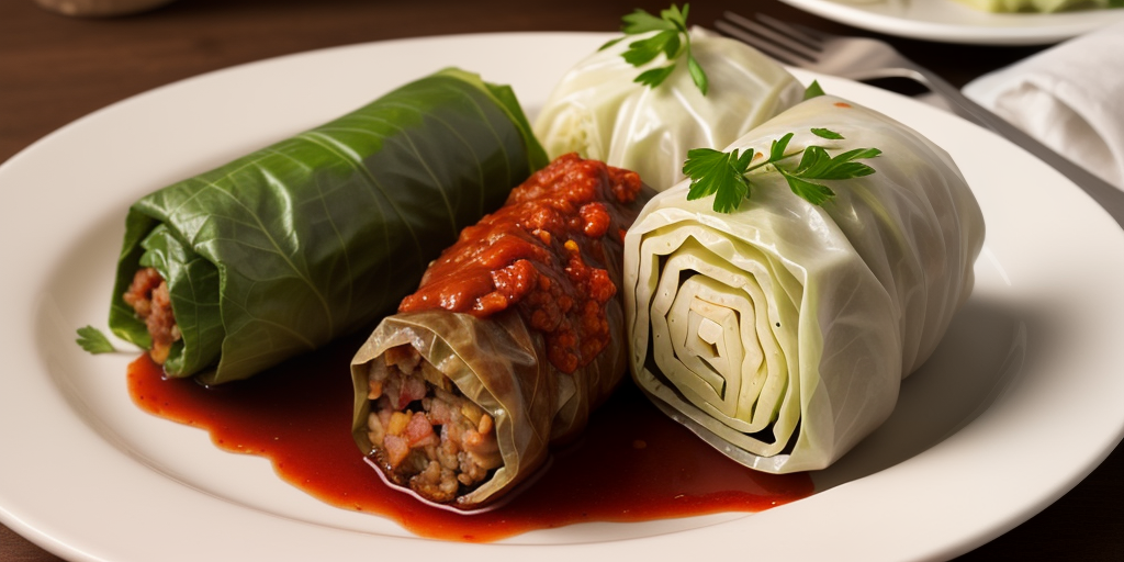 what goes with cabbage rolls