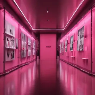 neon pink bg