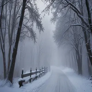 snowing iphone wallpaper
