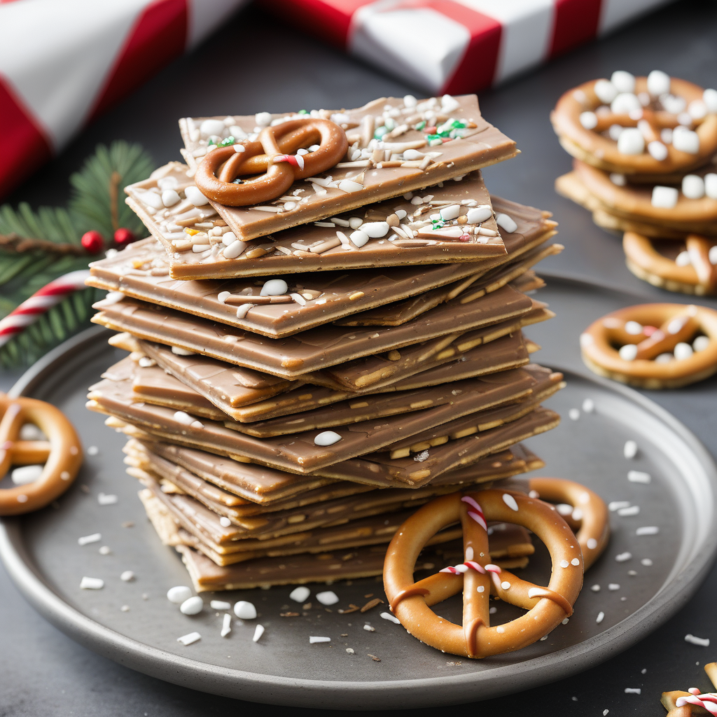 christmas crack with pretzel thins
