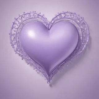 light purple heart wallpaper