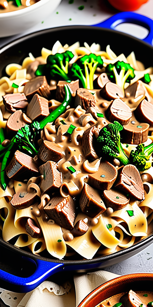 what vegetable to serve with beef stroganoff