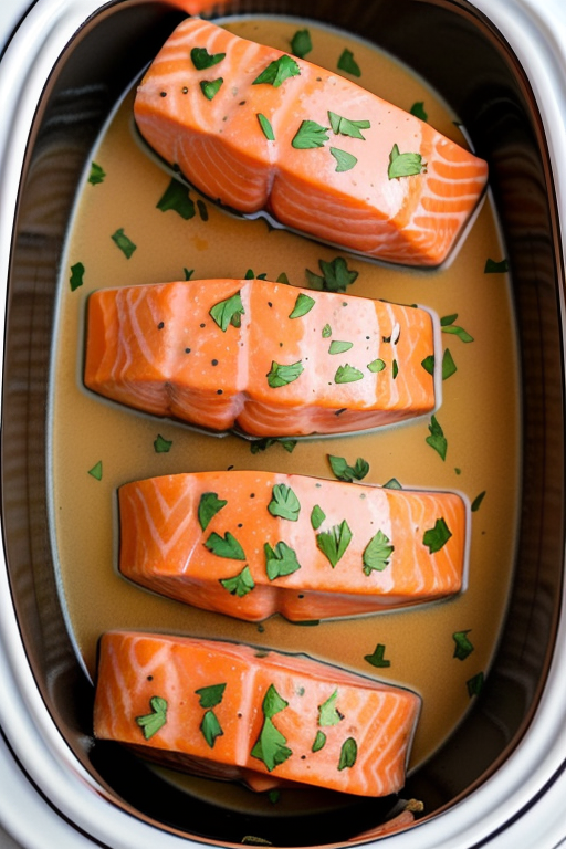salmon crock pot slow cooker recipe
