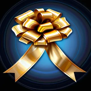 golden ribbon png
