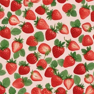 aesthetic strawberry wallpaper