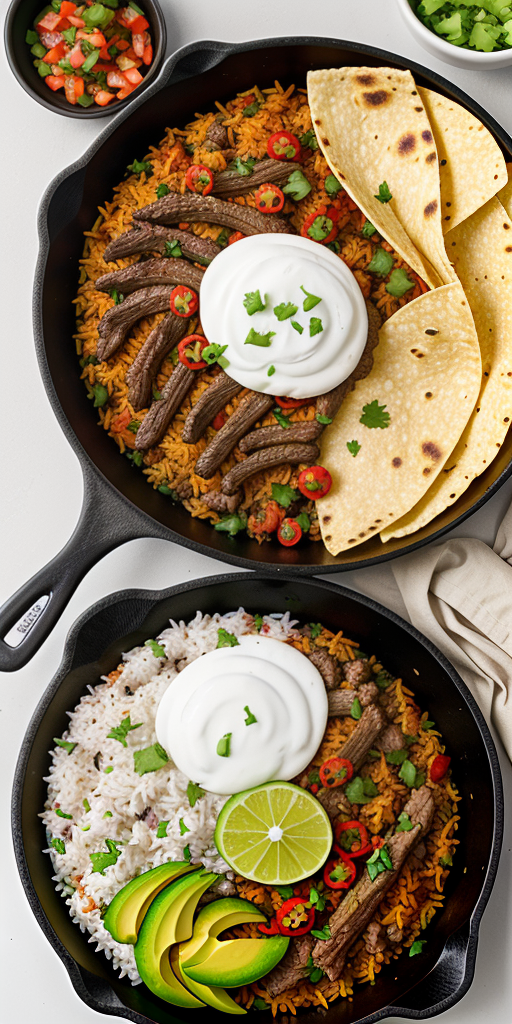 mexican beef 'n' rice skillet