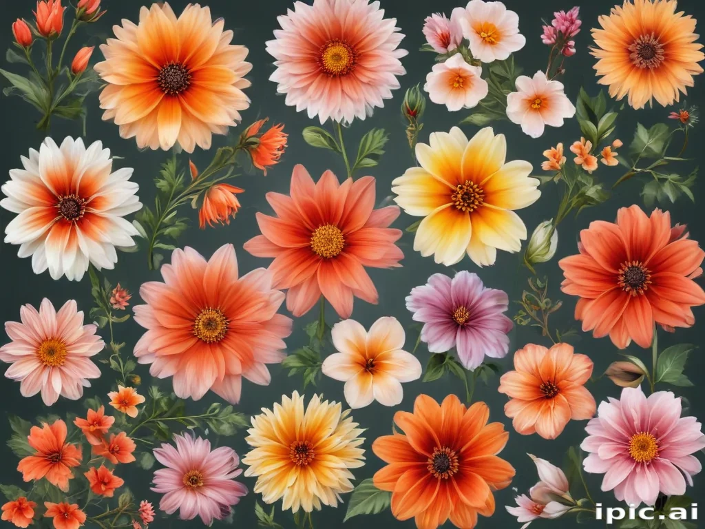 transparent background flower clipart