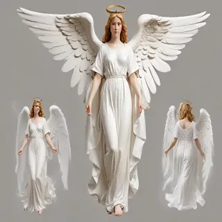 clipart of angels with wings