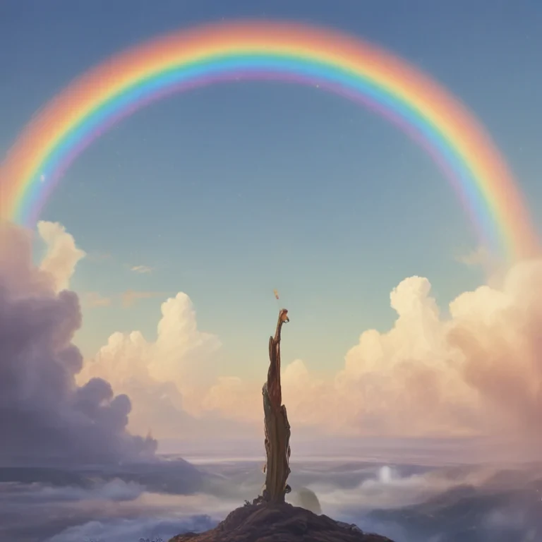 cute rainbow background