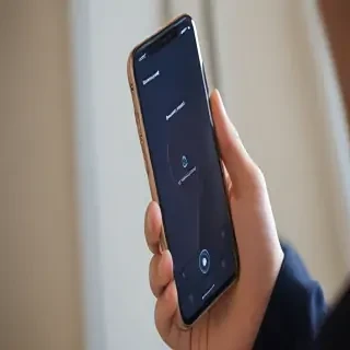 person holding phone
