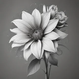flower outline png