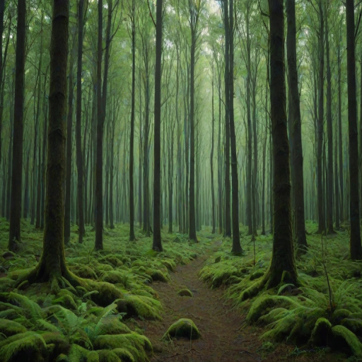 green forest aesthetic