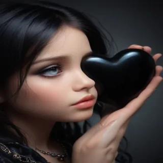 black heart pic